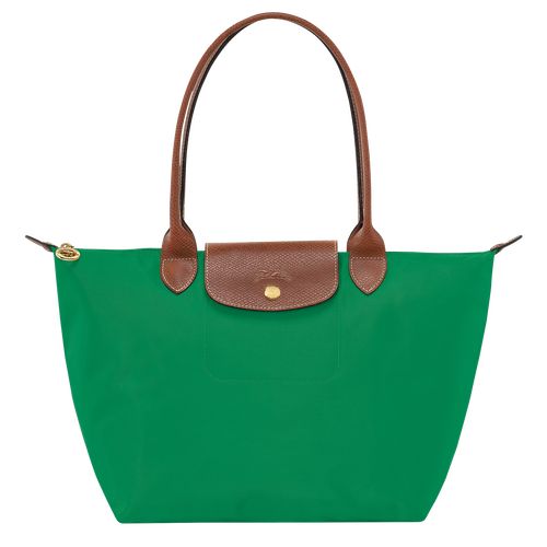 Torby Przez Ramię Damskie Longchamp Le Pliage Original M Tote Recycled canvas Zielone | PL8792RV