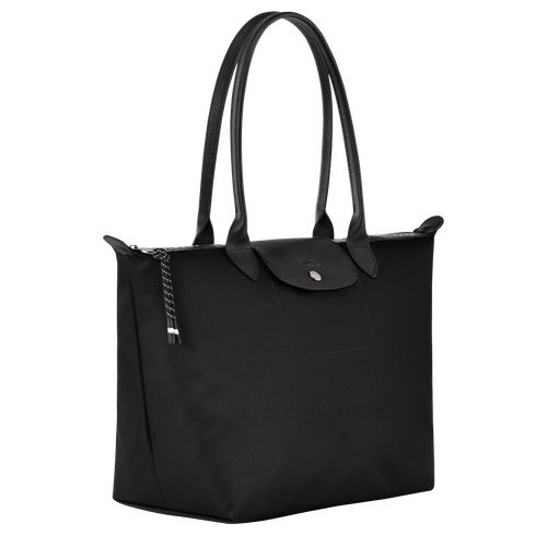 Torby Przez Ramię Damskie Longchamp Le Pliage Energy L Tote Recycled canvas Czarne | PL8790WN