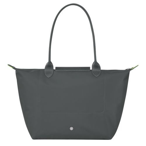 Torby Przez Ramię Damskie Longchamp Le Pliage Green L Tote Recycled canvas Graphite | PL8788QM