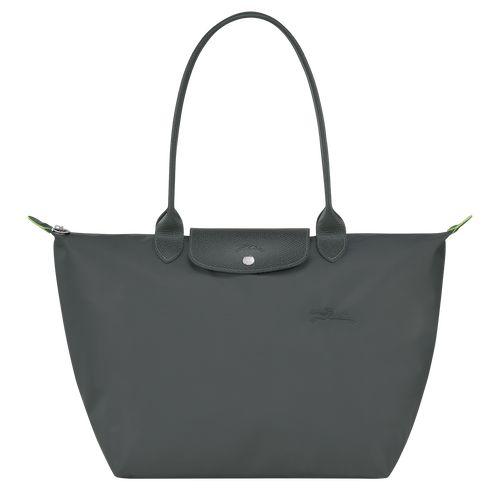 Torby Przez Ramię Damskie Longchamp Le Pliage Green L Tote Recycled canvas Graphite | PL8788QM