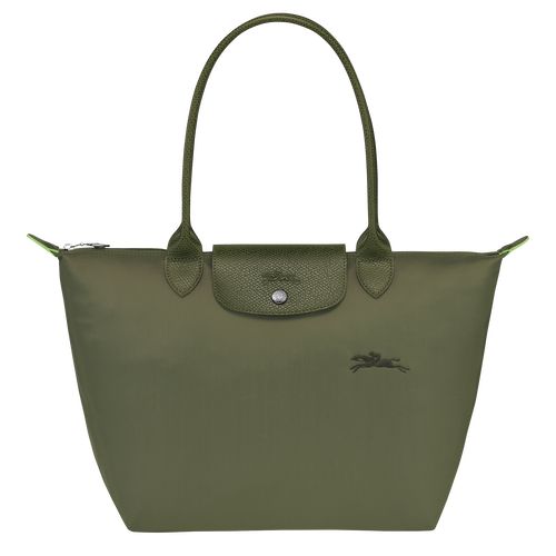 Torby Przez Ramię Damskie Longchamp Le Pliage Green M Tote Recycled canvas Forest | PL8787WN