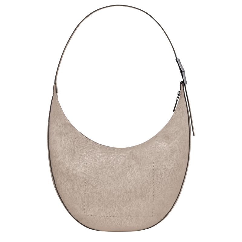 Torby Przez Ramię Damskie Longchamp Le Roseau Essential L Crossbody Leather Clay | PL8879FD