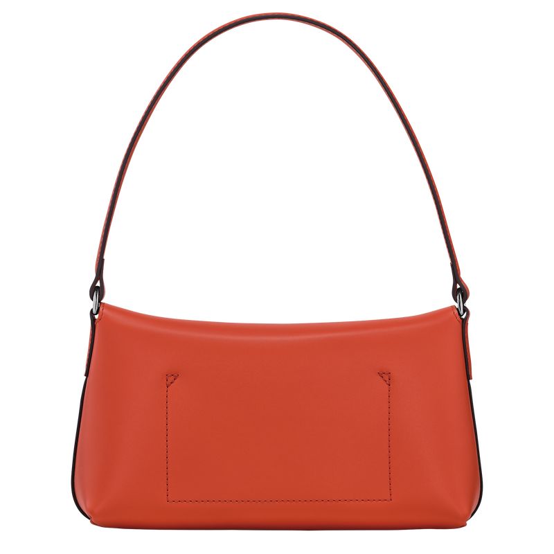 Torby Przez Ramię Damskie Longchamp Le Roseau S Hobo Leather Paprika | PL8876JP