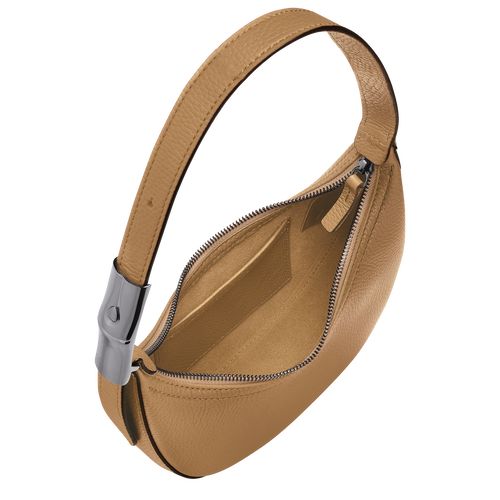 Torby Przez Ramię Damskie Longchamp Le Roseau Essential S Hobo Leather Fawn | PL8824JP