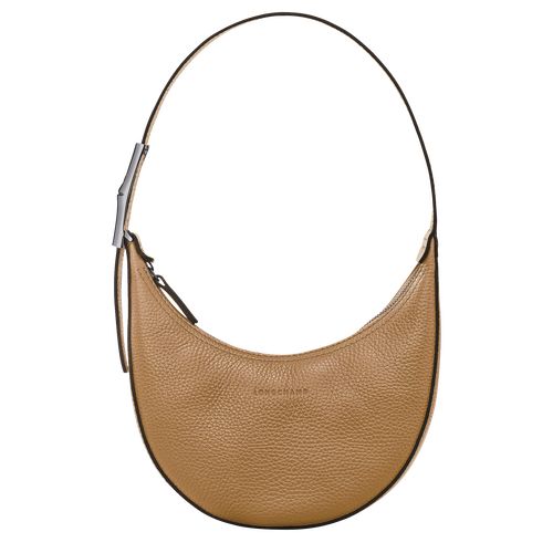 Torby Przez Ramię Damskie Longchamp Le Roseau Essential S Hobo Leather Fawn | PL8824JP