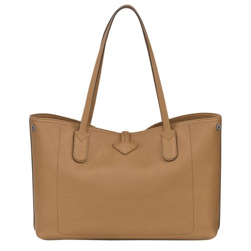 Torby Przez Ramię Damskie Longchamp Le Roseau Essential L Tote Leather Fawn | PL8819CT