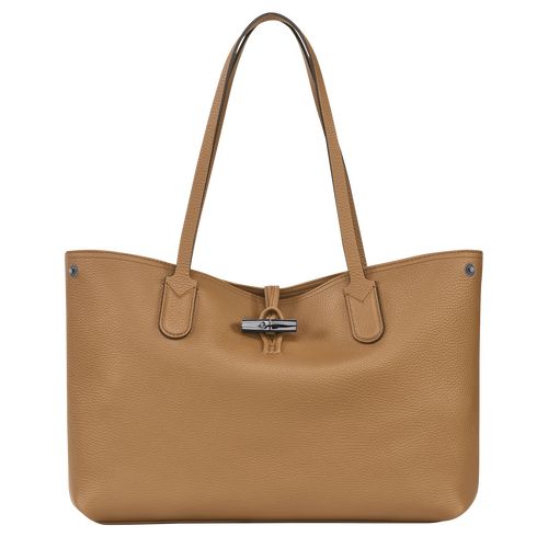 Torby Przez Ramię Damskie Longchamp Le Roseau Essential L Tote Leather Fawn | PL8819CT