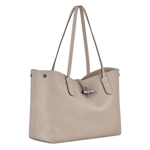 Torby Przez Ramię Damskie Longchamp Le Roseau Essential L Tote Leather Clay | PL8818VR