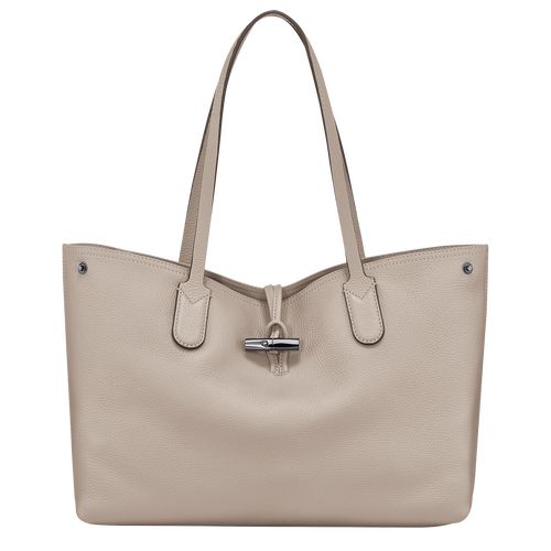 Torby Przez Ramię Damskie Longchamp Le Roseau Essential L Tote Leather Clay | PL8818VR