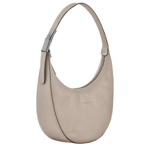 Torby Przez Ramię Damskie Longchamp Le Roseau Essential M Hobo Leather Clay | PL8784TC