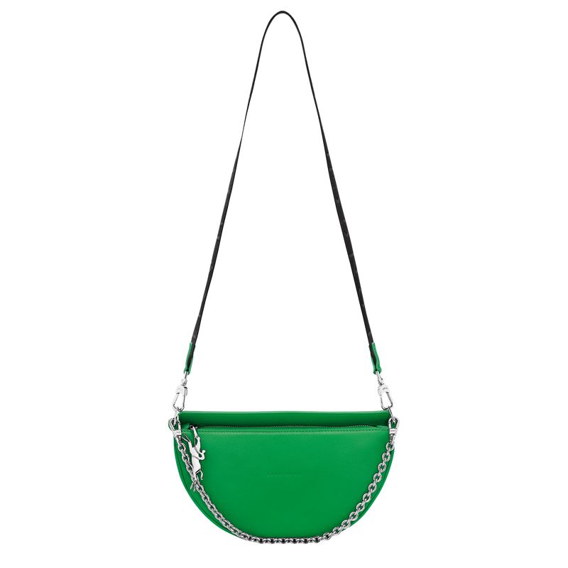 Torby Przez Ramię Damskie Longchamp Smile S Crossbody Leather Lawn | PL8871CT