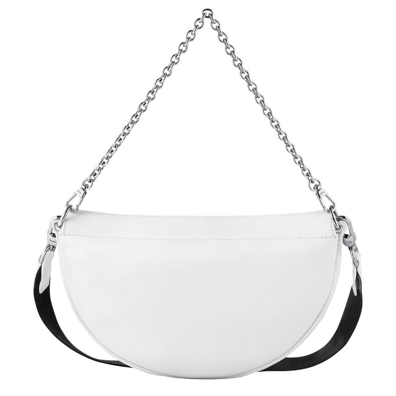 Torby Przez Ramię Damskie Longchamp Smile S Crossbody Leather Białe | PL8868NW