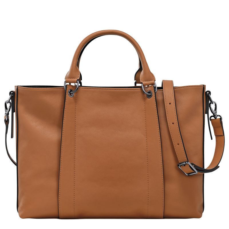 Torebka Damskie Longchamp 3D L Leather Natural | PL9124BE