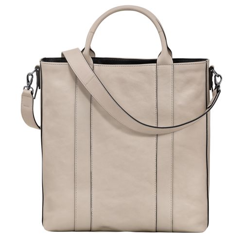 Torebka Damskie Longchamp 3D L Tote Leather Clay | PL9043YX