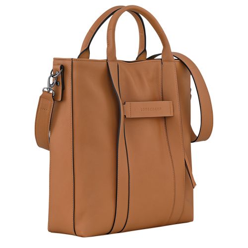 Torebka Damskie Longchamp 3D L Tote Leather Natural | PL9041IL