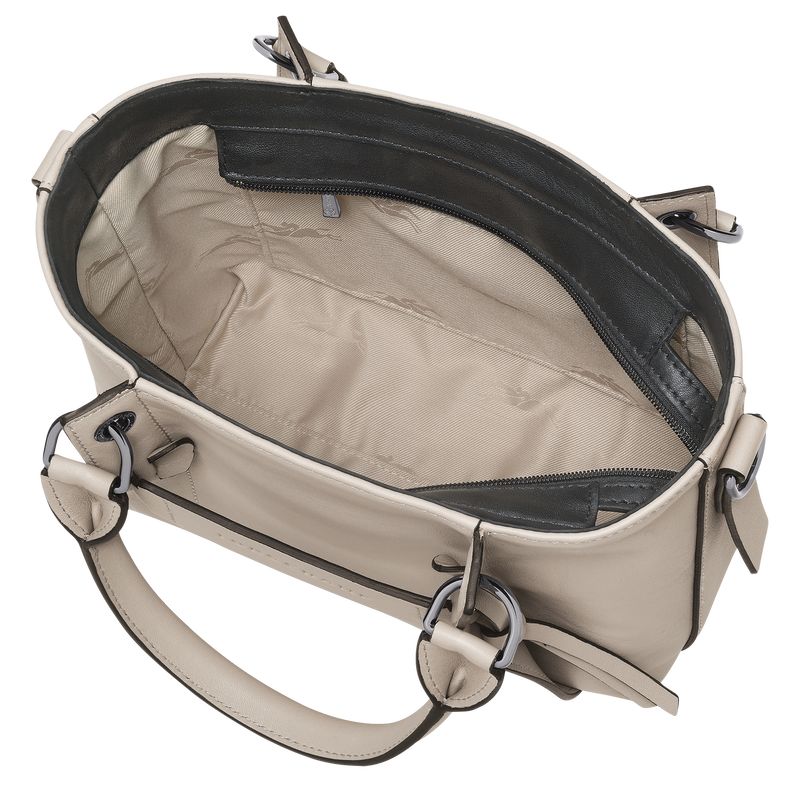 Torebka Damskie Longchamp 3D S Leather Clay | PL9122CT