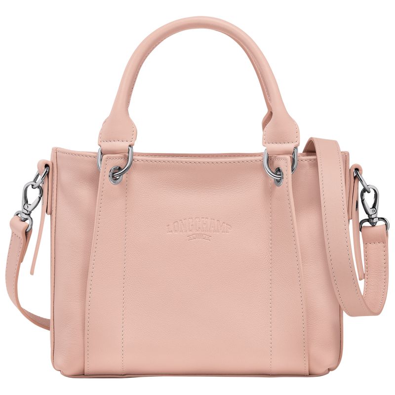 Torebka Damskie Longchamp 3D S Leather Nude | PL9158YX