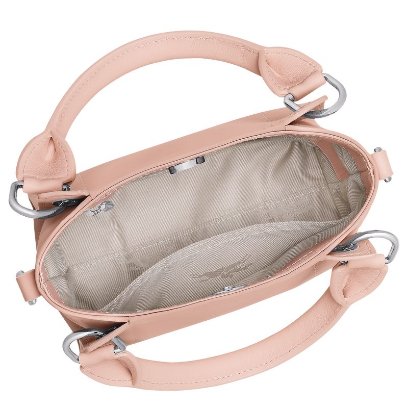 Torebka Damskie Longchamp 3D XS Leather Nude | PL9167GS