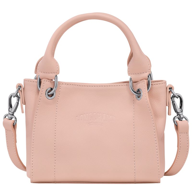 Torebka Damskie Longchamp 3D XS Leather Nude | PL9167GS