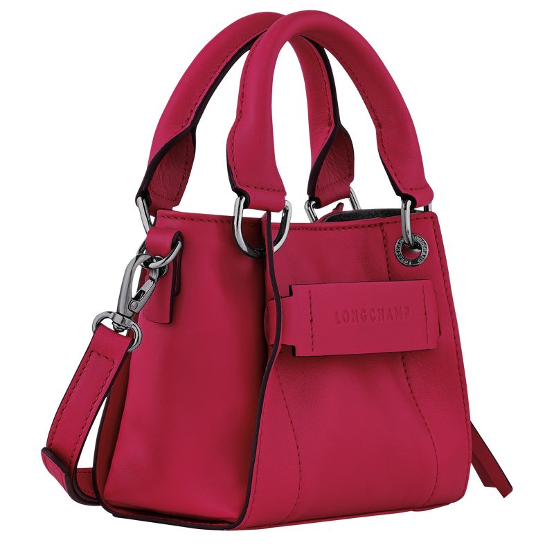 Torebka Damskie Longchamp 3D XS Leather Magenta | PL9129BE