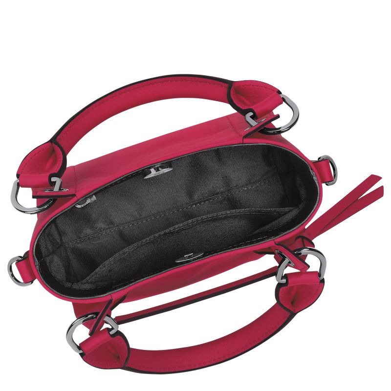 Torebka Damskie Longchamp 3D XS Leather Magenta | PL9129BE