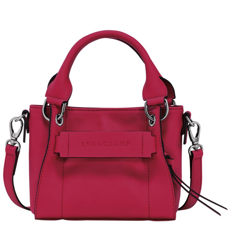 Torebka Damskie Longchamp 3D XS Leather Magenta | PL9129BE