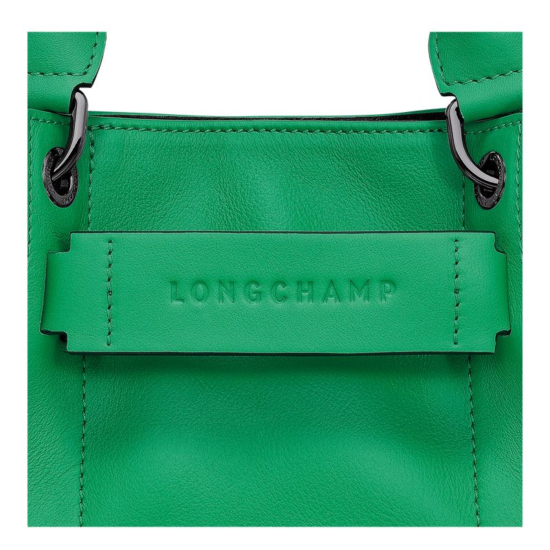 Torebka Damskie Longchamp 3D XS Leather Zielone | PL9128NW