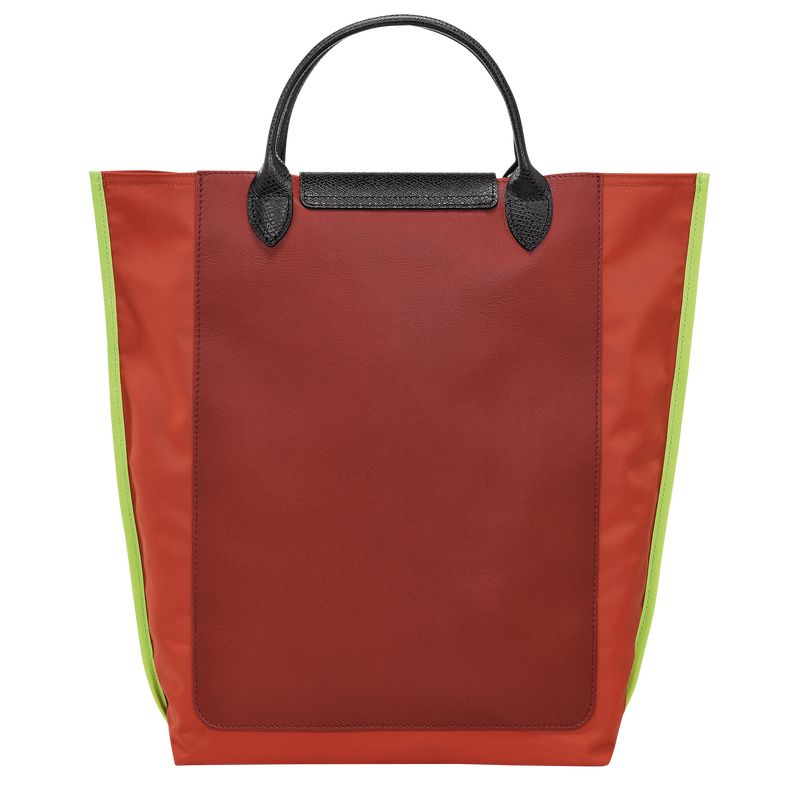 Torebka Damskie Longchamp Cabas M Tote Canvas Paprika | PL9180NW