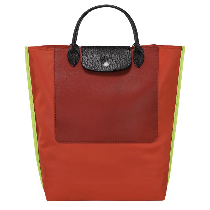 Torebka Damskie Longchamp Cabas M Tote Canvas Paprika | PL9180NW