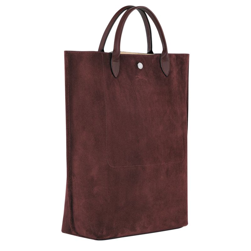 Torebka Damskie Longchamp Cabas M Tote Leather Bordowe | PL9191FD