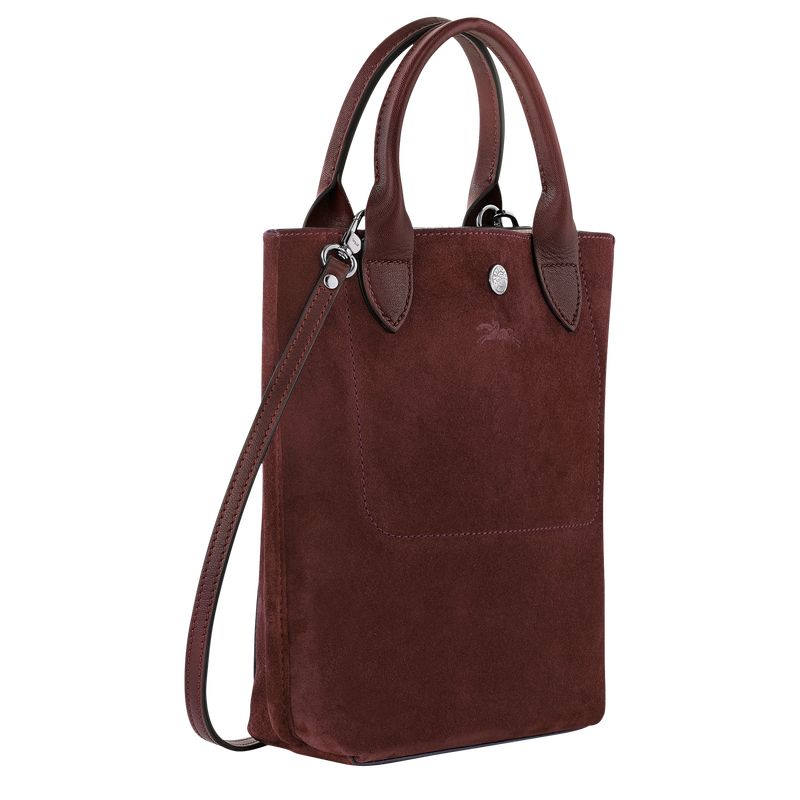 Torebka Damskie Longchamp Cabas XS Tote Leather Bordowe | PL9188JP