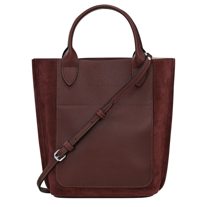 Torebka Damskie Longchamp Cabas XS Tote Leather Bordowe | PL9188JP