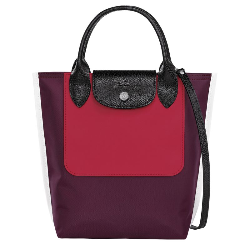 Torebka Damskie Longchamp Cabas XS Tote Canvas Bordowe | PL9169JP