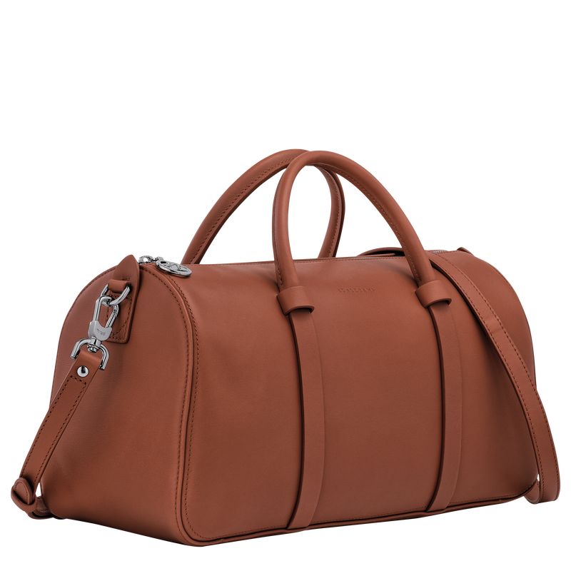 Torebka Damskie Longchamp Daylong L Leather Cognac | PL9140DF