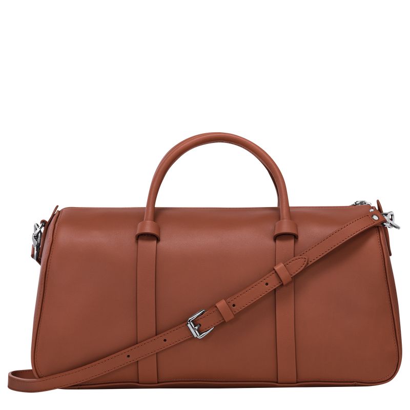 Torebka Damskie Longchamp Daylong L Leather Cognac | PL9140DF