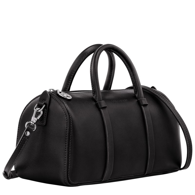 Torebka Damskie Longchamp Daylong M Leather Czarne | PL9135KO