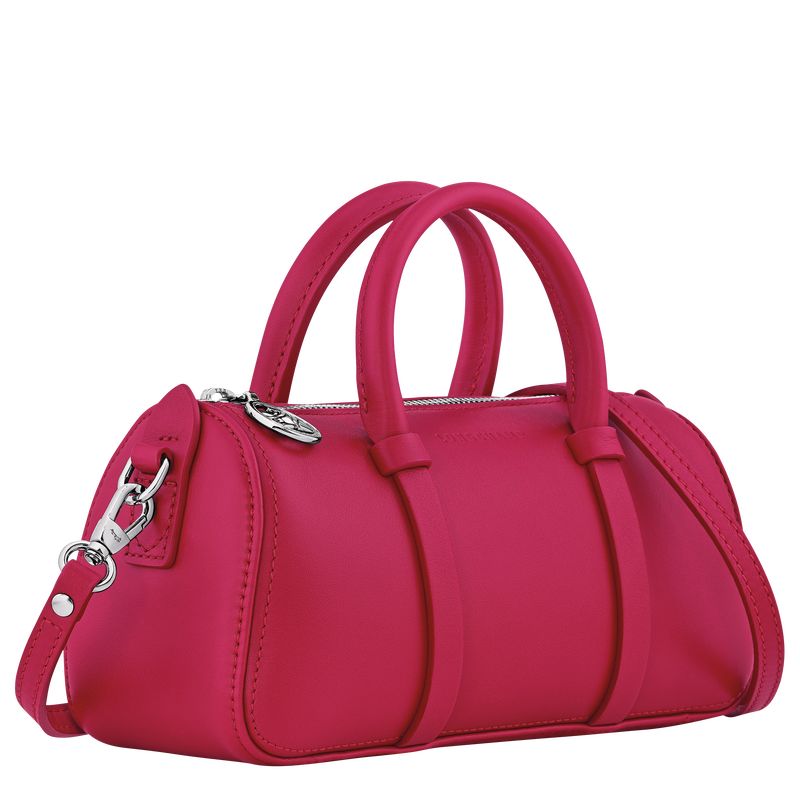 Torebka Damskie Longchamp Daylong S Leather Beetroot | PL9134LI