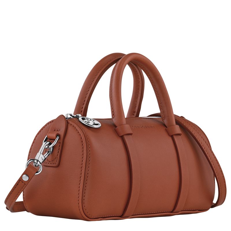 Torebka Damskie Longchamp Daylong S Leather Cognac | PL9132XY