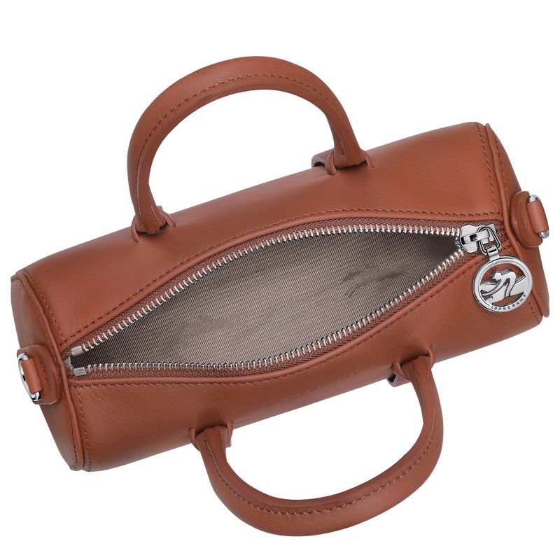 Torebka Damskie Longchamp Daylong S Leather Cognac | PL9132XY