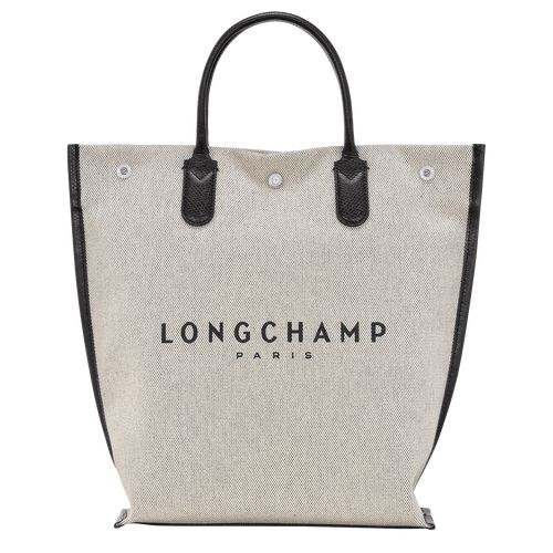 Torebka Damskie Longchamp Essential M Tote Canvas Ecru | PL9039PJ