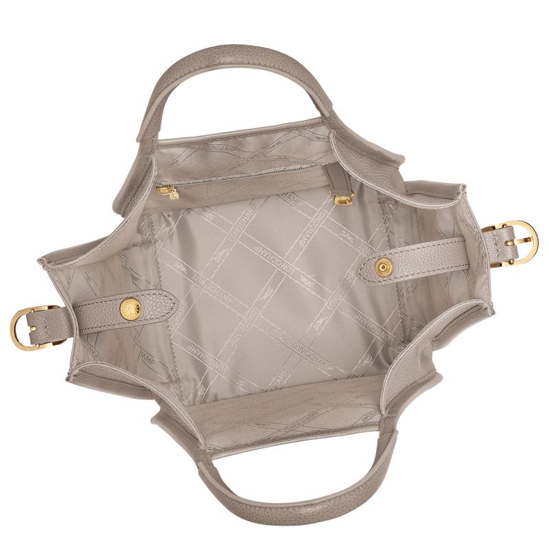 Torebka Damskie Longchamp Le FoulonnÉ S Leather Turtledove | PL9164SG