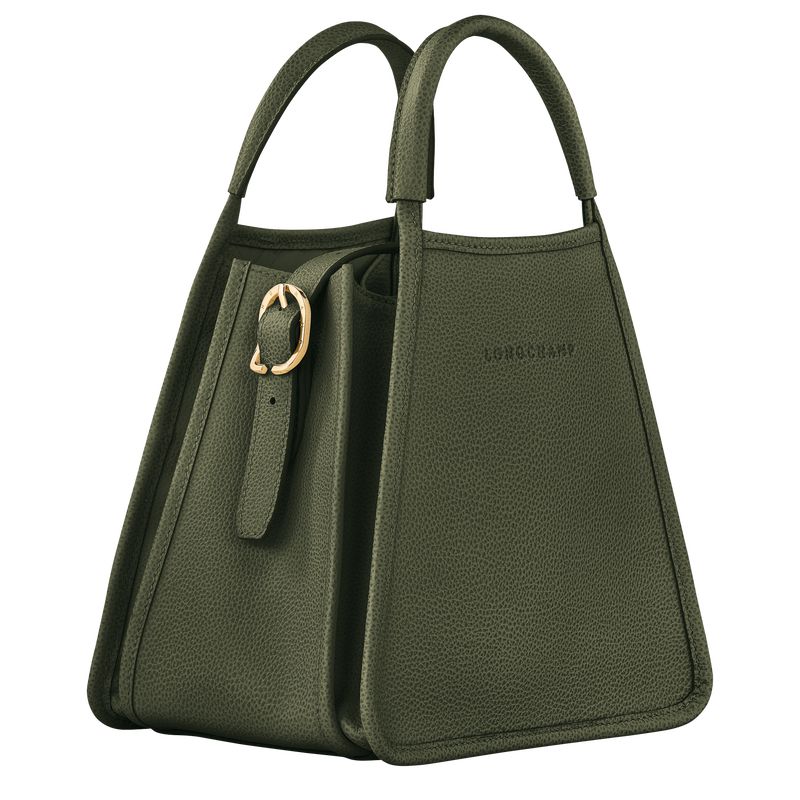 Torebka Damskie Longchamp Le FoulonnÉ S Leather Khaki | PL9163AH