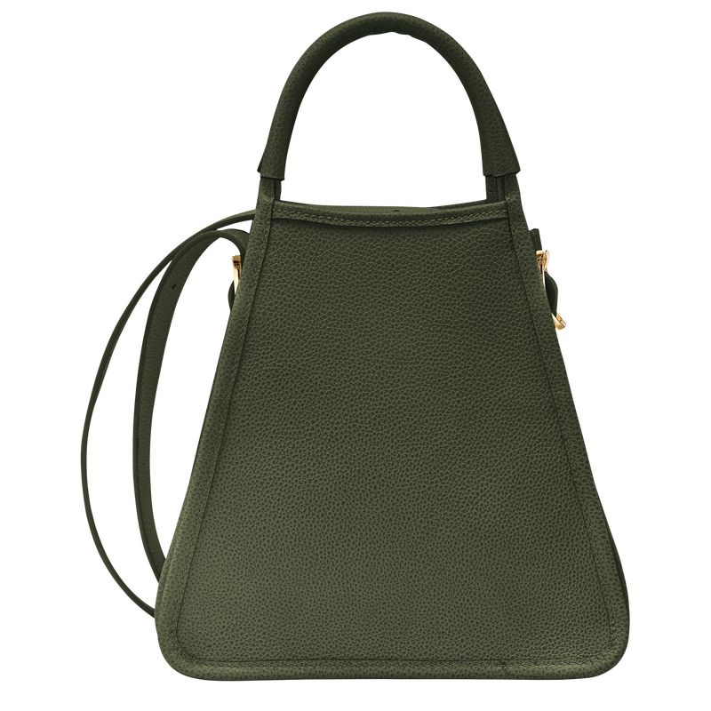 Torebka Damskie Longchamp Le FoulonnÉ S Leather Khaki | PL9163AH