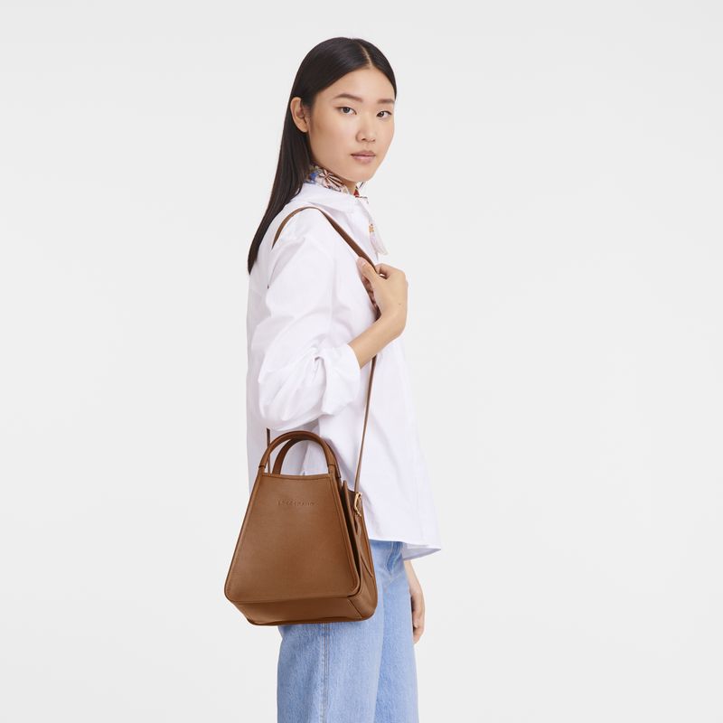 Torebka Damskie Longchamp Le FoulonnÉ S Leather Caramel | PL9160IL