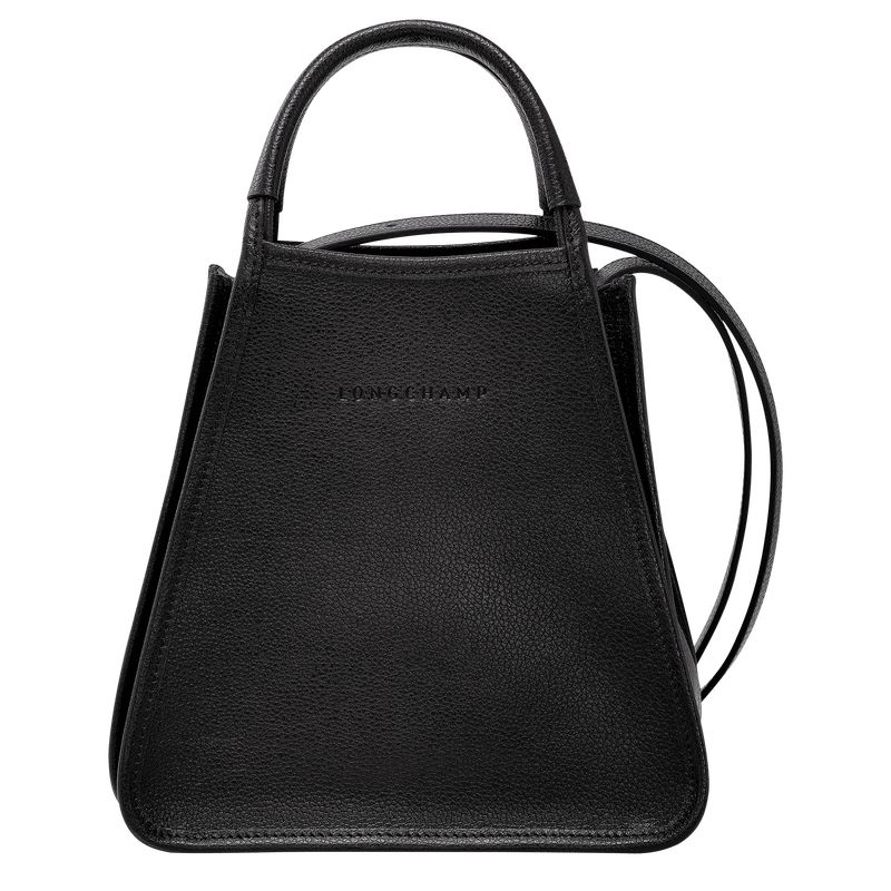 Torebka Damskie Longchamp Le FoulonnÉ S Leather Czarne | PL9159UZ