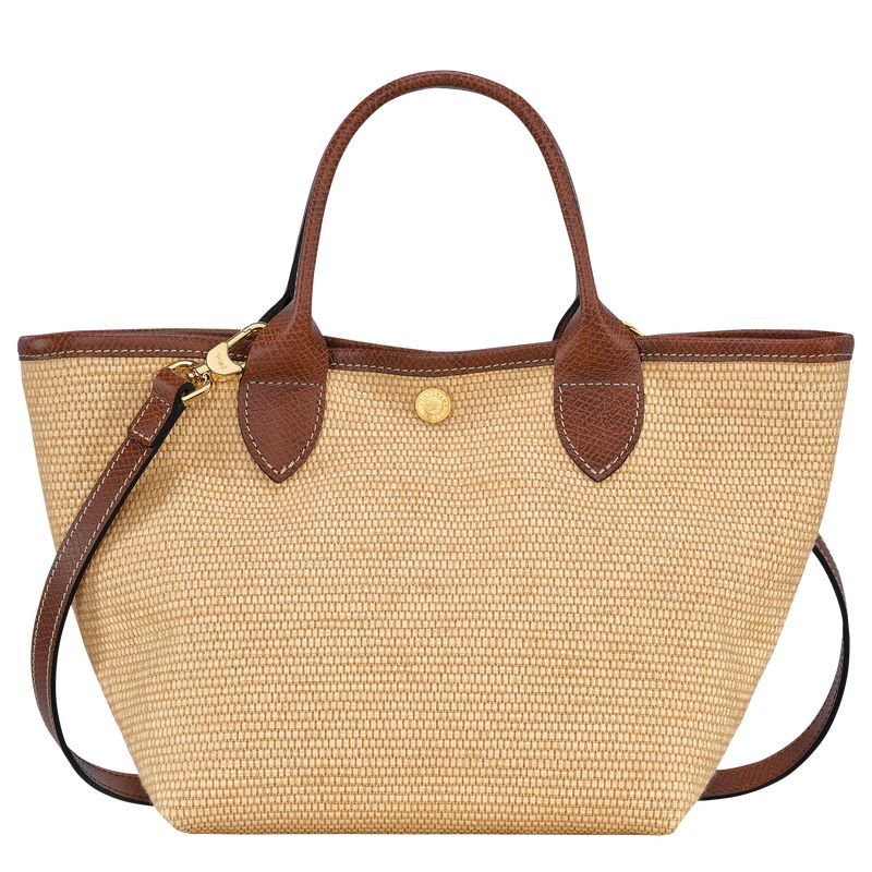 Torebka Damskie Longchamp Le Panier Pliage S Basket Canvas Brązowe | PL9250UZ