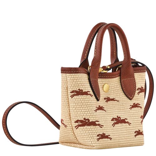 Torebka Damskie Longchamp Le Panier Pliage XS Basket Canvas Brązowe | PL9079CT