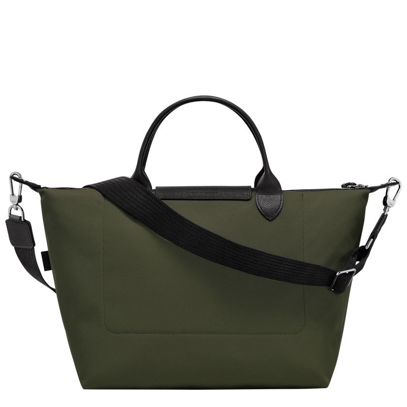 Torebka Damskie Longchamp Le Pliage Energy L Recycled canvas Khaki | PL9234VR