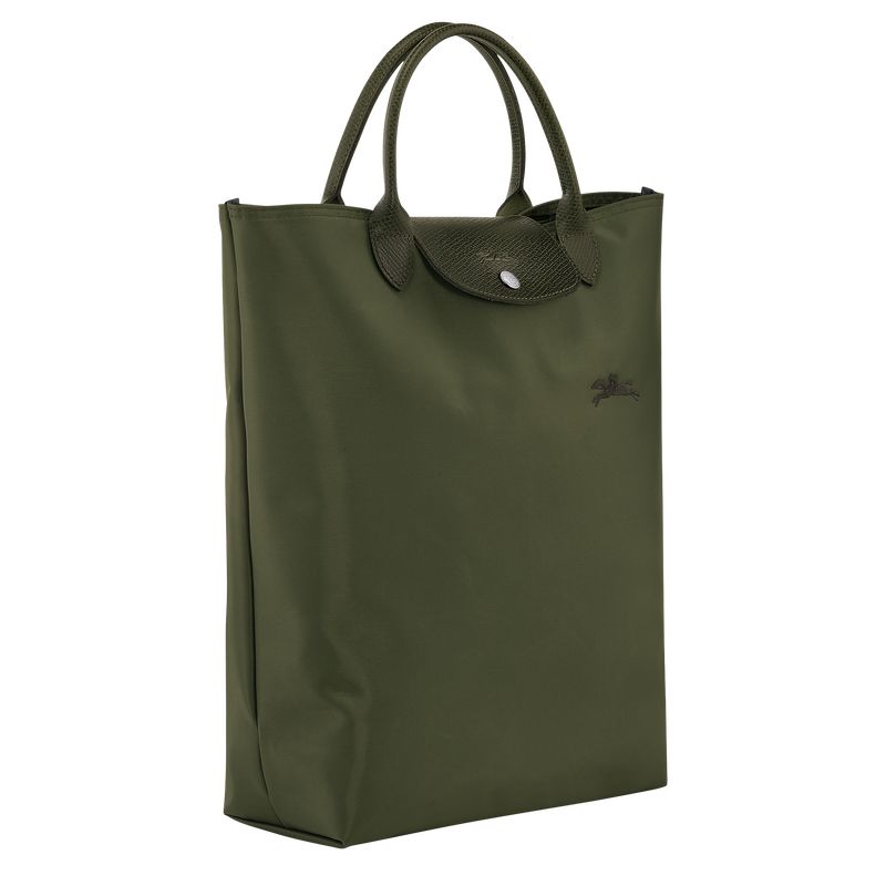 Torebka Damskie Longchamp Le Pliage Green M Tote Canvas Forest | PL9237ZU