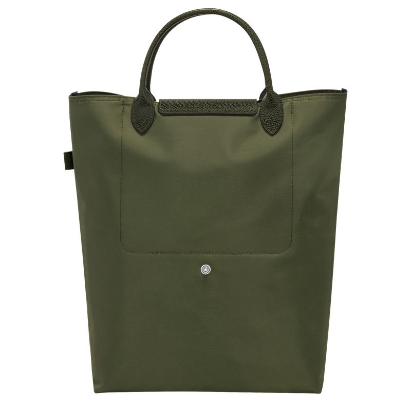 Torebka Damskie Longchamp Le Pliage Green M Tote Canvas Forest | PL9237ZU